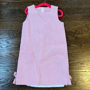 Lilly Pulitzer girls size 6 pink seersucker dress
